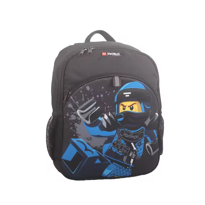 Grown Up Licenses Mochila Lego infantil del personaje JAY de Lego Ninjago en color negro con personaje en azul - 1