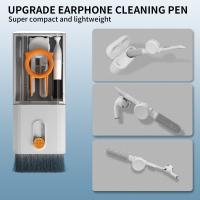 Cepillo de limpieza para computadora – Kit de limpieza multifuncional 10 en 1 para auriculares Bluetooth, teclado, teléfono móvil, cámara y más. - details 3