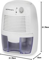 DH 250-Deshumidifier compacto, Silencioso, Depósito 0,5 litros, 27 W, Blanco - details 0