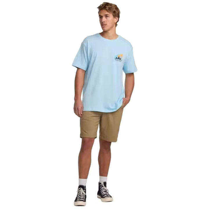 Camiseta de Manga Corta BILLABONG Sun Down Adiv S para hombre en color azul - 1
