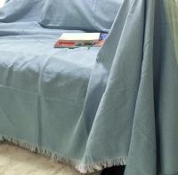 Manta Multiusos para Sofá y Cama, Colcha Foulard de Algodón-Poliéster, Cubresofá o Cubrecama Lavable, 180x290 cm, Suave y Resistente para Hogar, blanco, negro, beige, verde, marrón, gris, azul, turquesa, varios colores - details 34