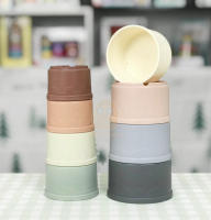 Juego De 8 Piezas De Copas De Bebé Para Pila Torre De Anillos De Baño Juguete Educativo Temprano Para Infantes Regalo - details 6