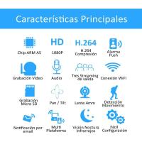 Cámara IP WiFi HD DIYTECH, C43S V2 Vigilancia, Seguridad, Detección Movimiento Humano, visión Nocturna. P2P - details 3
