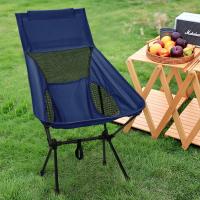 2 Sillas Plegables Camping Ligera Con Respaldo Alto Compacta Portátil Con Bolsa De Almacenamiento Portátil - details 5