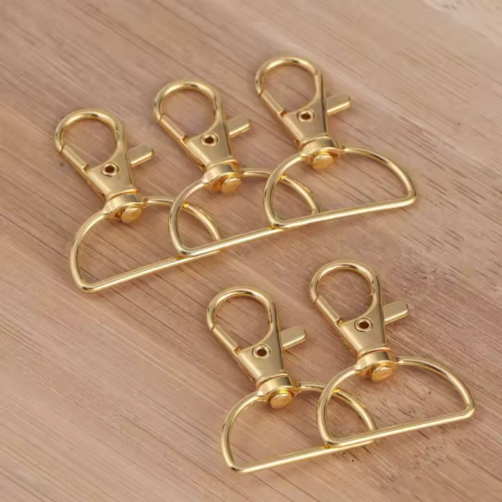 10Pcs Hebilla Giratoria Para Cadena De Llaves Hacer Llaveros Herramienta De Hardware Para Bolso Y Artesanía DIY Clip De Cierre De Snap Para Lanyard - 1