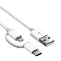 Cable De Datos 2 En 1 3A Micro USB Y Tipo C Adaptador Rápido Para Xiaomi Samsung OPPO Teléfono Móvil Material TPE/TPU - details 7
