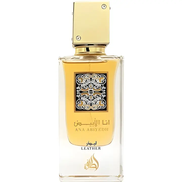 Lattafa Ana Abiyedh Leather Gold Fragrance Attar Eau de Parfum Unisex Halal Perfume 60ml para hombre - 1