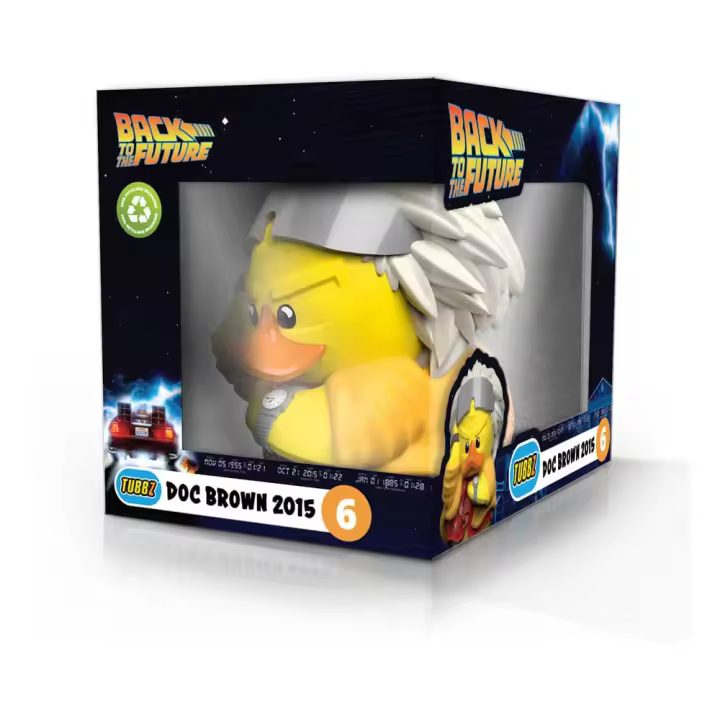 Regreso al futuro tubbz figura pvc doc brown 2015 boxed edition 10 cm - 1