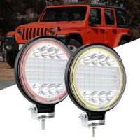Lámpara De Niebla LED Para Coche Motocicleta Barco Camión 4x4 off Road Remolque 12V 24V 72W DRL Luz De Trabajo Spotlights Accesorios - details 0