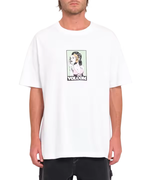 Camiseta de manga corta Volcom Underfaced - White - 1