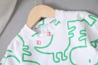 Conjunto De Ropa Infantil Para Verano Para Niños Y Niñas Camiseta De Algodón Con Dibujos Y Pantalones Cortos 2 Piezas Moda Casual Deportiva Para Bebés - details 6