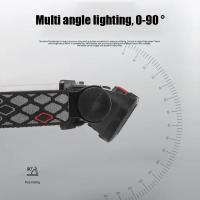 Linterna Frontal COB Portátil Con Batería 18650 Integrada Recargable Por USB Para Camping Pesca Escalada Luz De Escritorio - details 5