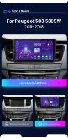 Junsun Radio Coche para Peugeot 508 508SW 2011 2012 2013 2014 2015 2016 2017 2018 AI Voice 2 din Pantalla Coche Android Auto Multimedia Navegación GPS Auto radio - details 2