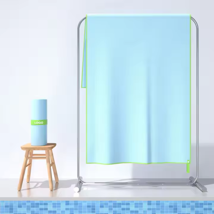 Toalla de terciopelo de doble cara de secada rápido, toalla deportiva portátil para la natura al aire libre, toalla de fitness que absorbe el sudor - 1