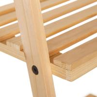 STARLEY-Estantería de 3 baldas minimalista marrón de madera  42 X 34 X 91 CM, Estantería Madera 3 Niveles - details 3