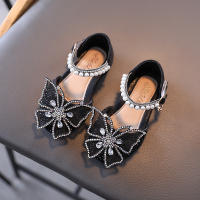 Sandalias De Verano Para Niñas Con Lentejuelas Y Borlas Zapatos De Princesa Planos Talla 21-35 Transpirables Y Antideslizantes Para Niñas De 7-36 Meses - details 2