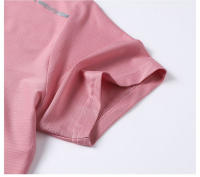 Camiseta De Correr Para Mujer Con Reflejos Alta Elasticidad Transpirable Secado Rápido Poliéster Top Deportivo Para Verano Camiseta Corta Activa - details 13