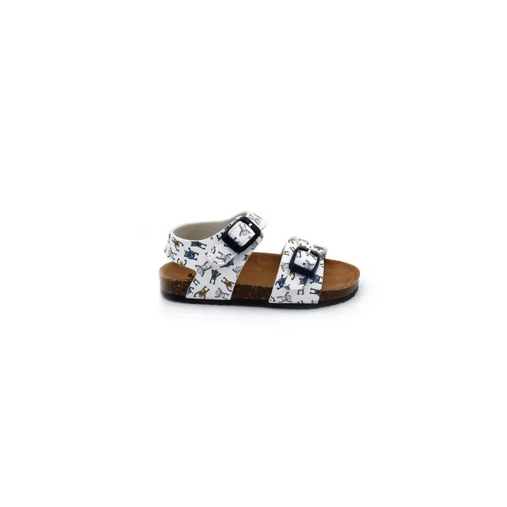 Sandalias GARVALÍN 242468-B Blanco Niño. - 1