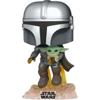 Funko Mandalorian MAndo y Grogu Baby Yoda Child niño 402 Mando Din Djarin   Star Wars - details 0