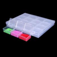 Caja De Almacenamiento Grande De 8/16 Celdas Para Pintura Diamante Joyería DIY Caja De Herramientas Uñas Collar Pendiente - details 0