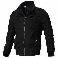 Chaqueta Táctica Militar Para Hombres Primavera Otoño Invierno Chaqueta Piloto De Algodón Estilo Militar Ajustada Para Senderismo - details 6