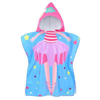 Cape Toalla De Playa Con Capucha Para Niña Princesa Sirena Niño Pequeño Toalla De Piscina Baño Camping Poncho De Baño Talla True Fit Microfibra Animal - details 3