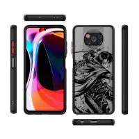 Funda De Teléfono Anime Attack on Titan Para Xiaomi Poco M3 F3 C40 X4 pro X3 NFC M5s X4 GT X3 pro X5 pro M5 Antigolpes Y Resistente a Arañazos Negro Suave Transparente Matte - details 3