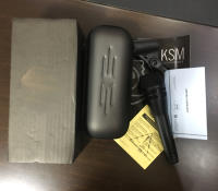 Microfono Profesional KSM8 De Alta Calidad Para Karaoke Handheld Condensador Estéreo Con Clip Micrófono De Studio Wired - details 1