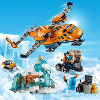 Bloques De Construcción Compatible MOC Sets City Series Avión De Suministro Arctico Y Carro Rascacielos Para Niños Juguetes De Regalo - details 0