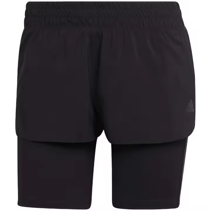 Pantalon Corto Adidas Run Icons para mujer en color negro - 1