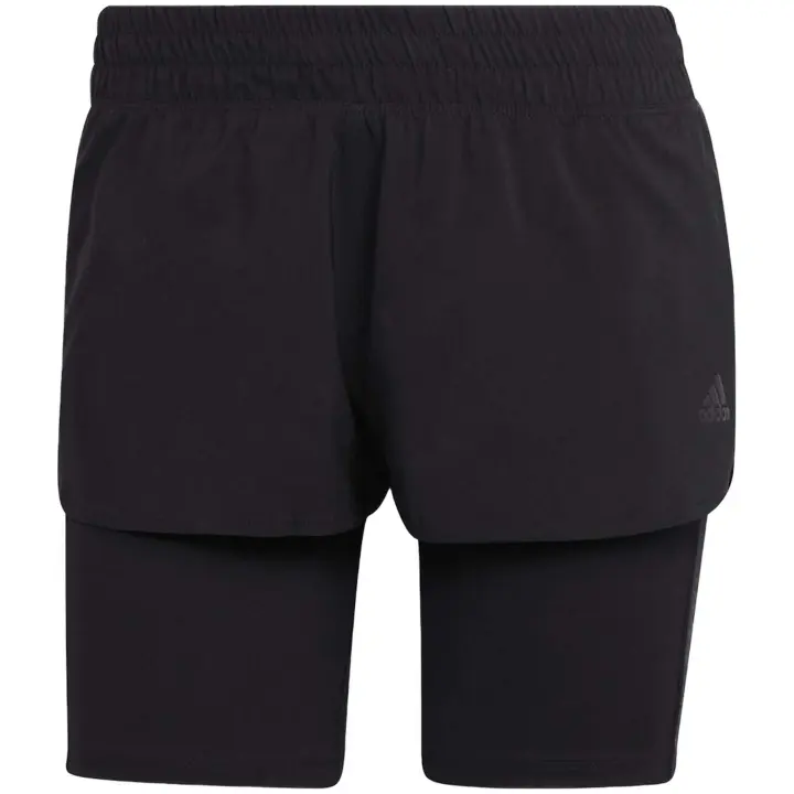 Pantalon Corto Adidas Run Icons para mujer en color negro - 1