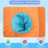 Outsunny Castillo Hinchable Infantil 6 en 1 Castillo Hinchable para Niños con Tobogán Piscina Muro de Escalada Cañón de Agua y Bolsa de Transporte Temática de Tiburón 440x350x240 cm Multicolor - details 5