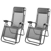 NAKLOE - Tumbona plegable - (Pack 2) - Tumbona - Tumbonas plegables - Tumbona plegable jardin - Tumbona plegables exterior - details 1