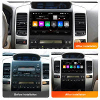 Radio De Coche Android 13 Para Toyota Land Cruiser Prado 120 LC120 2003-2009 Reproductor Multimedia GPS Navegación Carplay 2Din Unidad De Cabeza - details 0