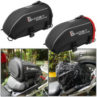 Bolsa De Motocicleta Para Asiento Trasero Impermeable Con Funda De Lluvia Y Diseño De Fibra De Carbono Bolsa De Almacenamiento Rígida Para Viaje Y Casco De Motocicleta - details 16