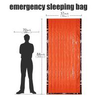 Bolsa De Sueño De Sobrevivencia Portátil Impermeable Para Camping Al Aire Libre Equipo De Seguridad Primera Ayuda Rescate Mylar Aislante De Térmica - details 3