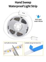 Tira De LED 1-10M Luz Nocturna Blanca Para Armario De Cocina TV Con Sensor De Movimiento USB 2835 DC 5V Sin Baterías Incluidas - details 8