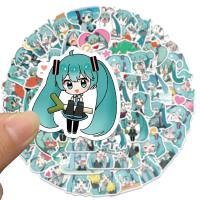 Packs De Pegatinas De Hatsune Miku 65pcs Impermeables Para Teléfono Móvil Decoración De Estación De Trabajo Y Diario Estilo Kawaii Para Laptop - details 4