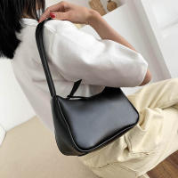 Bolso De Hombro Para Mujer En Cuero PU Elegante Y Sólido Bolso De Axila De Lujo Diseñador De Alta Calidad Estilo Fashion - details 2
