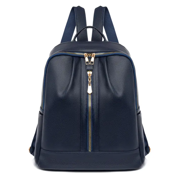 Mochila De Viaje Para Mujer,Cuero PU Bolso Casual,Impermeabilización,para Viaje Escuela Universidad Compras y Trabajo - 1