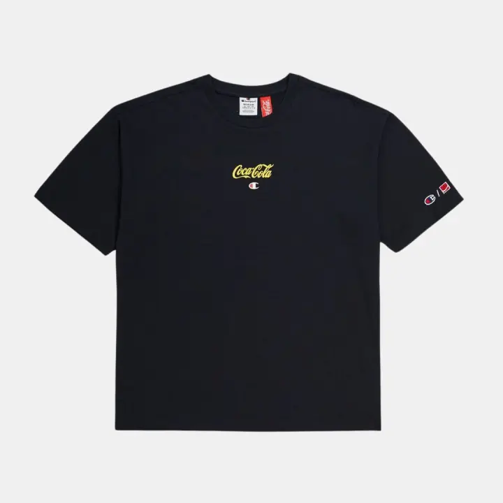 Champion x Coca Cola Crewneck T-Shirt KK001 Black Camisetas Champion 8613223498070 8058132667167 - 1