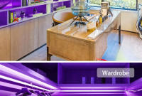 Tira De Luz LED UV 5M/10M 385-400nm Lámpara Ultravioleta Para Fiesta De Brillo Decoración De Cocina DC12V SMD 2835 Ribbon - details 12