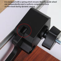 Herramienta De Seguridad Para Tallado En Madera Multiusos Tablero De Loc De Pino Guía De Molienda Rodillo De Arrastre Con Rodamiento Unidireccional - details 5