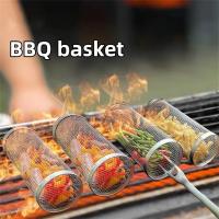 Cesta De Barbacoa Al Aire Libre En Acero Inoxidable Recipiente De Malla Para Pícnic Y Camping Resistente Al Desbordamiento - details 2