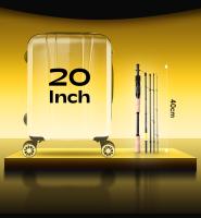 Bastón De Pesca HANDING 30+24T 40-43cm Portátil Y Protegido Para Viajes 5-6 Secciones Con Anillo De Guía Seaguide Para Oceano Río Lago Y Playa - details 2