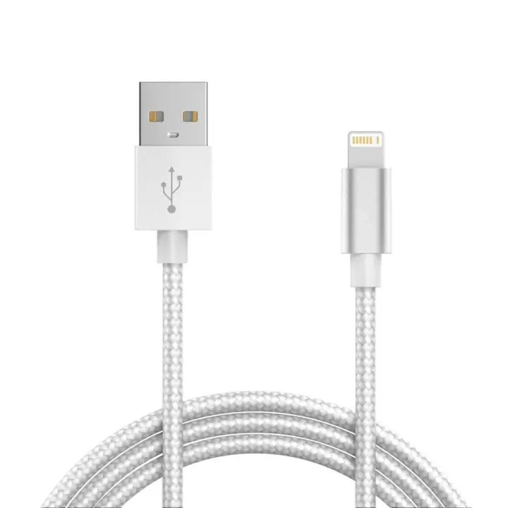 Niucom cable carga rápida para iPhone USB a lightning cables de nylon trenzado premium para carga y transferencia de datos - 1