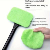 Cepillo De Limpieza Para Parabrisas Del Coche Con Mango Largo Herramienta De Limpieza Doméstica Eliminación De Polvo Y Niebla Para Ventanas Delanteras - details 1