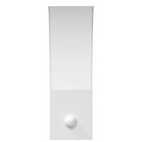 vidaXL Lámpara de pared de exterior LED con sensor aluminio blanco - details 4