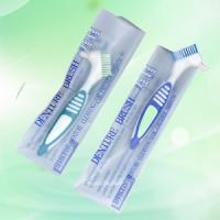 Paquete de 4 cepillos de dientes para dentaduras postizas, cepillo de limpieza para el cuidado de las dentaduras postizas, cepillo de dientes de doble cara, cerdas multicapa y mango de goma antideslizante (púrpura, verde, azul, naranja) - details 2