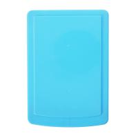 Mini caja de almacenamiento de plástico translúcida tipo cajón, azul, 3 capas - details 3